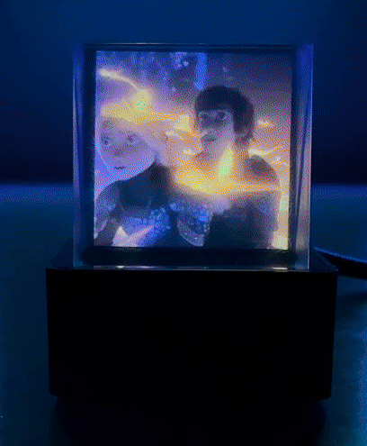 Crystal Cube Photo Display