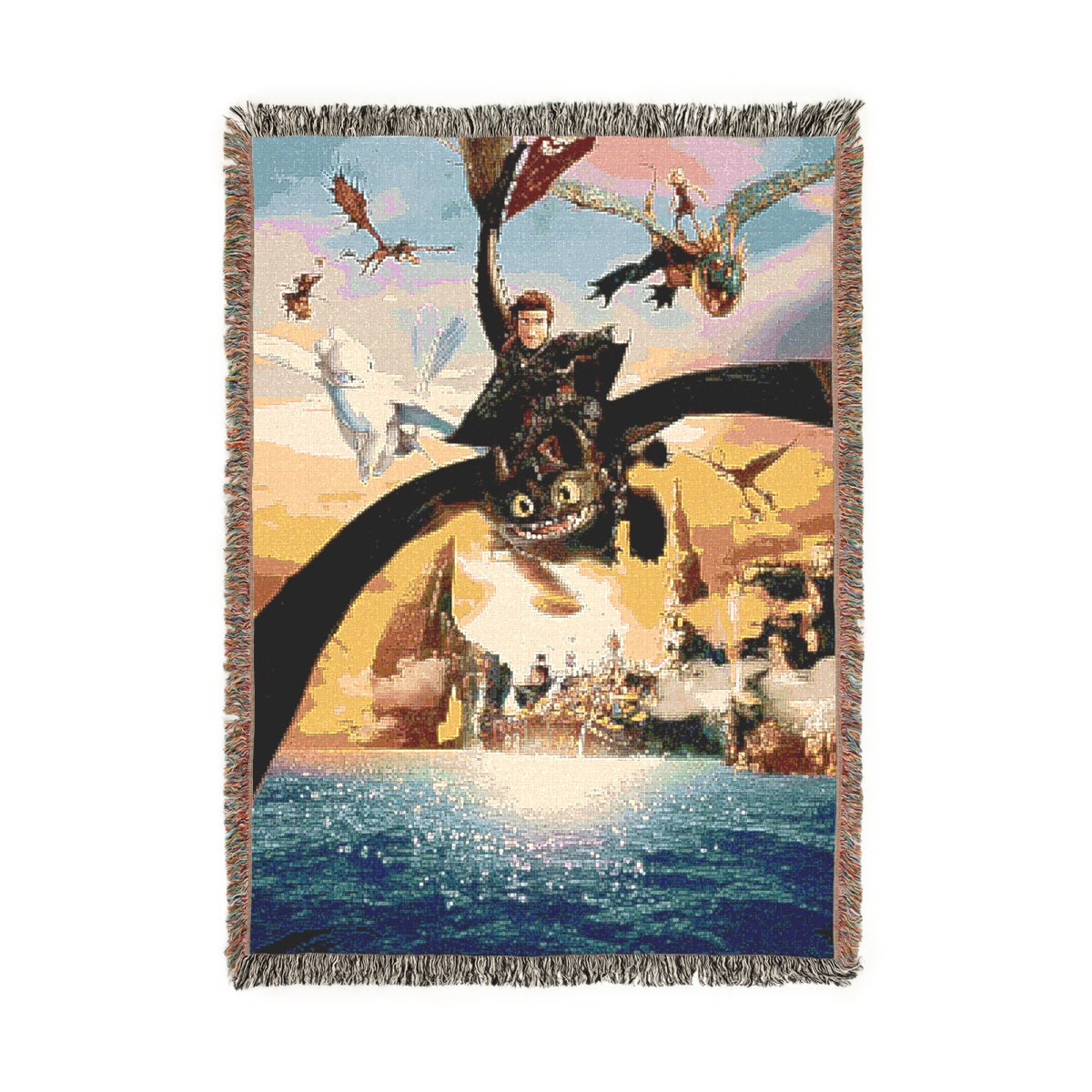 Dragon Woven Blankets