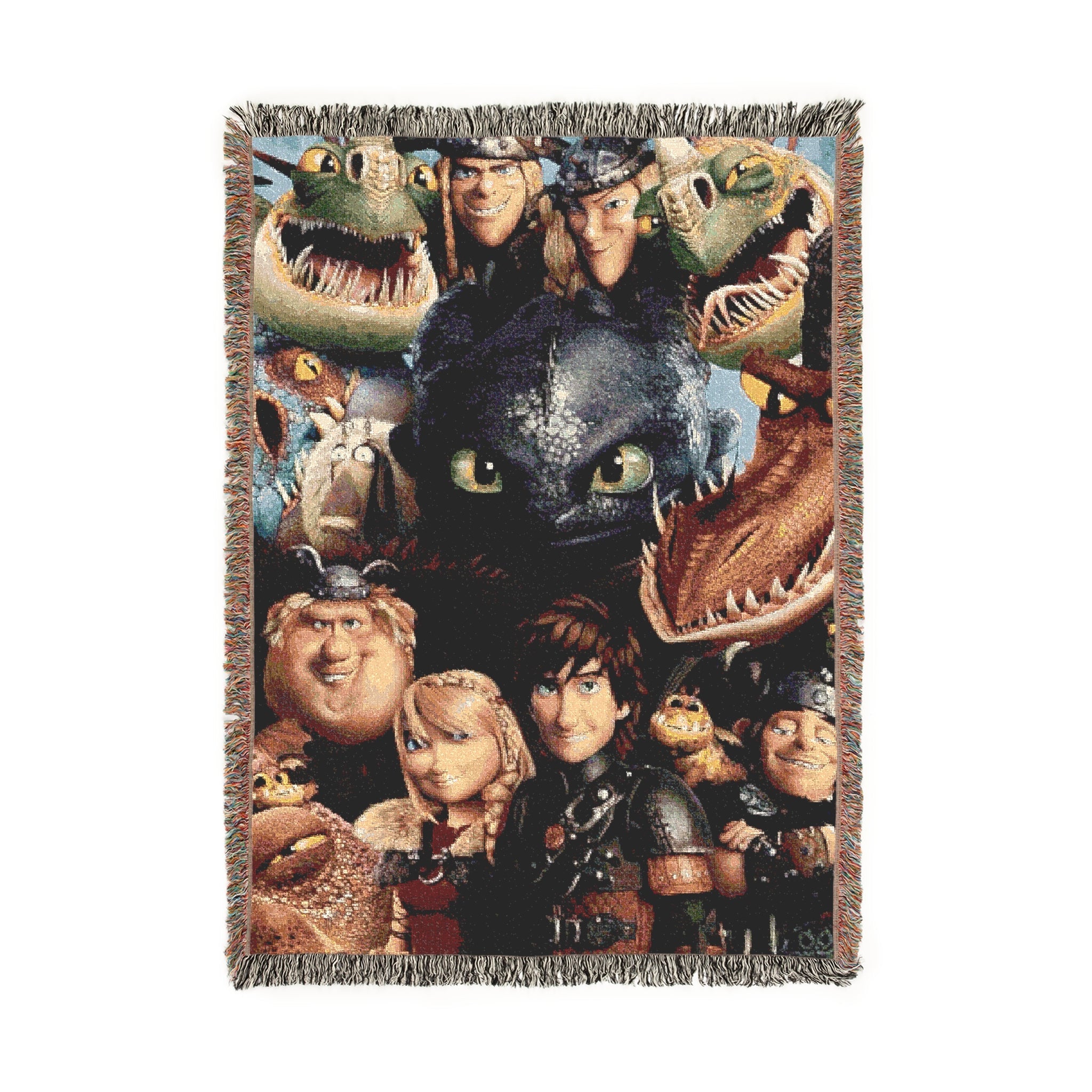 Dragon Woven Blankets